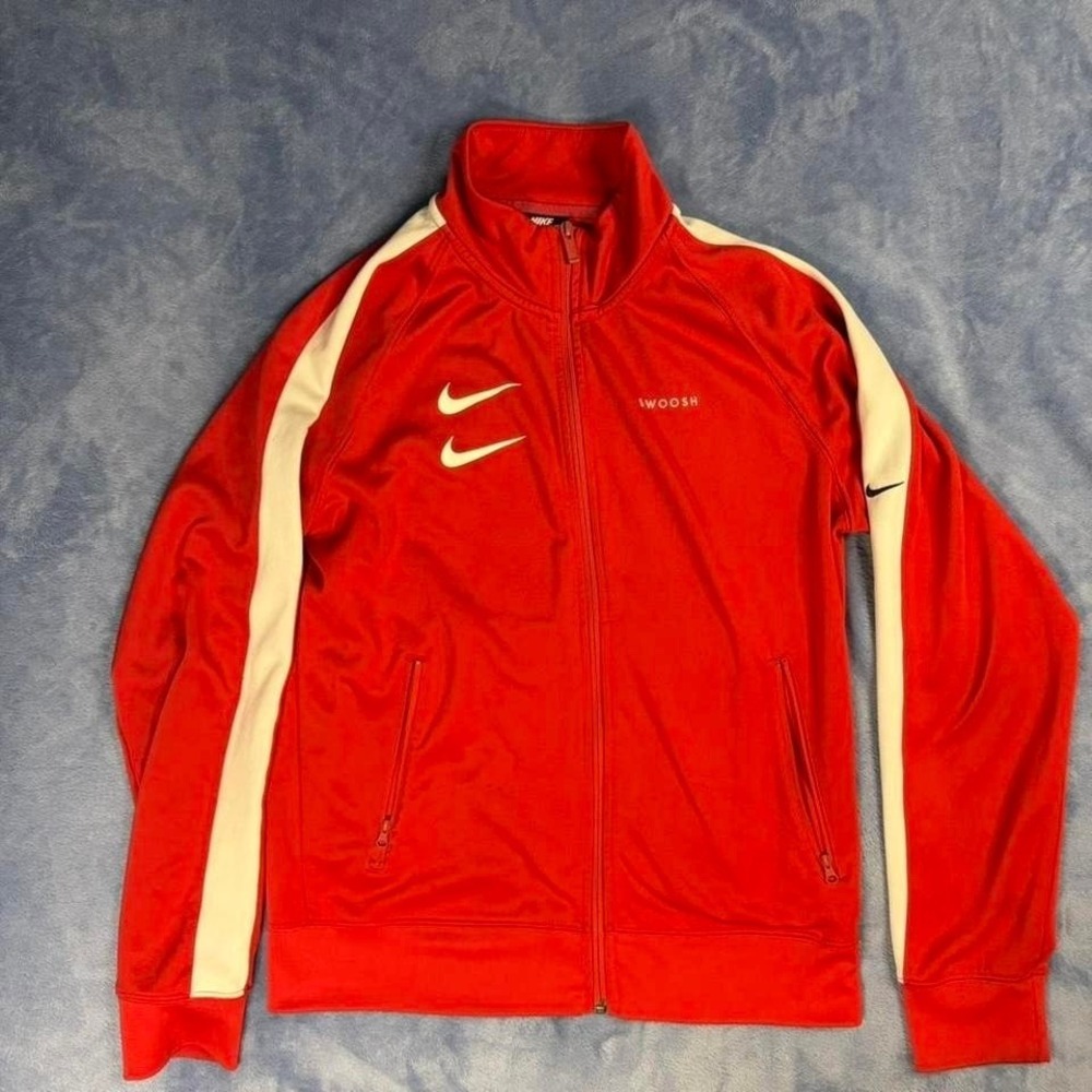 Nike red track jacket men Size S‎